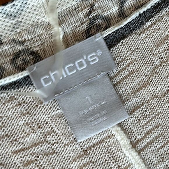 Chico’s Sheer Gauze Kimono, Size 1 - Picture 6 of 8